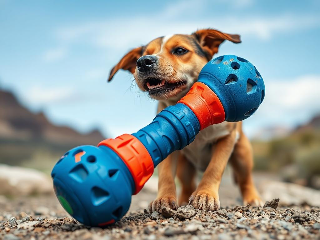 A realistic high resolution of a rugged outdoor dog chew
